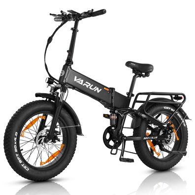 VARUN S20-Plus 20 zoll E-Bike Klapprad Mountainbike, 48V/13Ah Akku,7 Gang