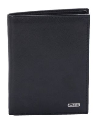 Ausweishülle Mappe für Fahrzeugpapiere, Leder, schwarz