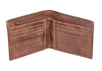 Echtleder Kreditkartenmappe, braun