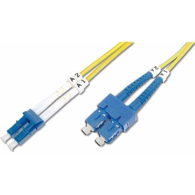 Digitus Dk-2932-10 Fiber Optic Cable 10 M Lc Sc Yellow