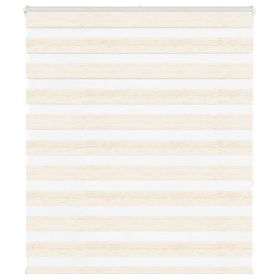 vidaXL Zebrarollo Marmorbeige 130x150cm Stoffbreite 125,9 cm Polyester