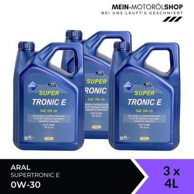 Aral SuperTronic E 0W-30 3x4 Liter