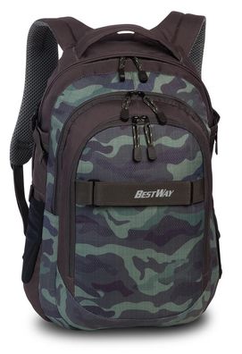 Bestway Schulrucksack Camouflage Armeeoptik