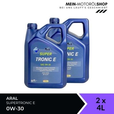 Aral SuperTronic E 0W-30 2x4 Liter