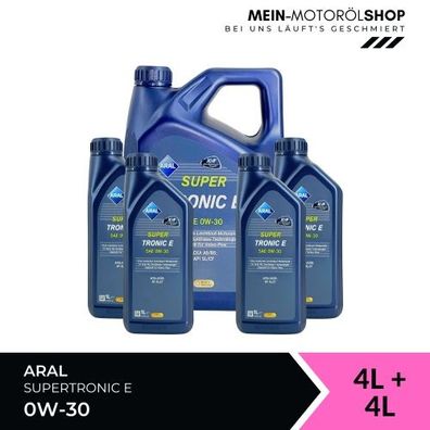 Aral SuperTronic E 0W-30 4 + 4 Liter