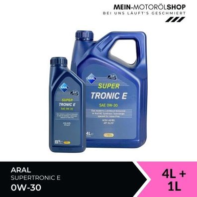 Aral SuperTronic E 0W-30 4 + 1 Liter