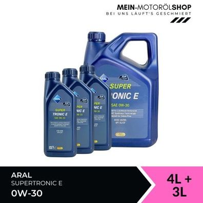 Aral SuperTronic E 0W-30 4 + 3 Liter