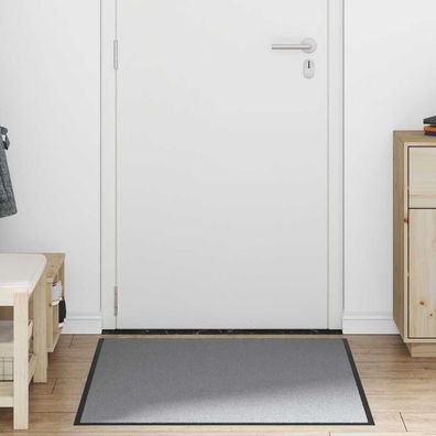 vidaXL Fußmatte Grau 80x120 cm