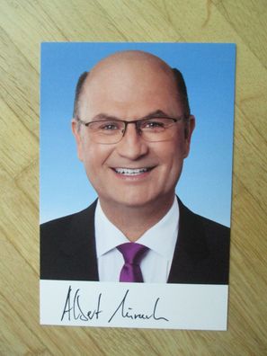 Bayern CSU Staatsminister Albert Füracker - handsigniertes Autogramm!!!