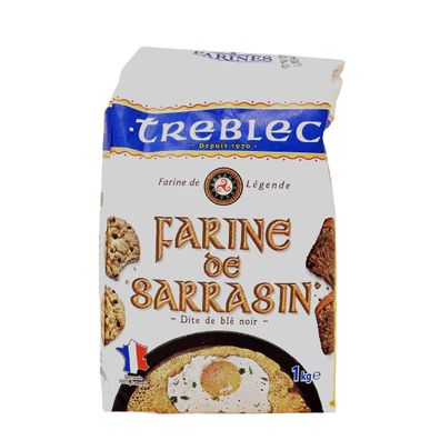 Treblec Farine de Sarrasin Buchweizenmehl 1 KG aus Frankreich