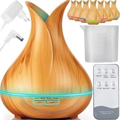 LED Ultraschall Luftbefeuchter mit Fernbedienung Aromatherapie Aroma Diffuser Retoo