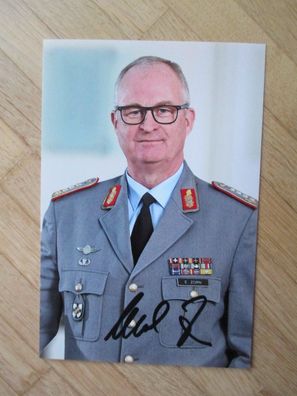 Generalinspekteur der Bundeswehr General a. D. Eberhard Zorn - handsign. Autogramm!!!