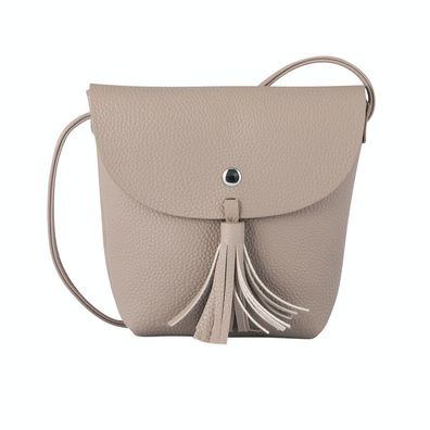 DENIM TOM TAILOR Handtasche Schultertasche Damentasche beige ida