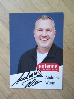 Antenne Niedersachsen Moderator Andreas Wurm - handsigniertes Autogramm!!