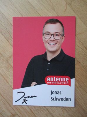 Antenne Niedersachsen Moderator Jonas Schweden - handsigniertes Autogramm!!