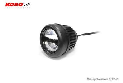 KOSO Star LED Nebelscheinwerfer schwarz E-geprüft , HG009002