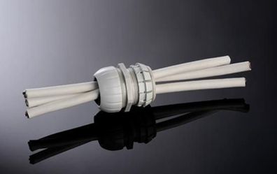 Schottwand Kabeldurchführung für 10 x 7mm Kabel, SCTBH-10