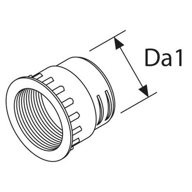 Webasto Ueberwurfmutter fuer Ausstroemer D90 1320468A