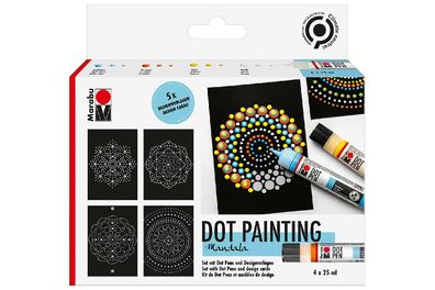 MARABU Dot Pen Set Mandala 9tlg