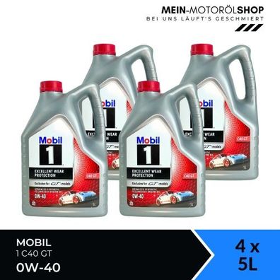 Mobil 1 C40 GT 0W-40 4x5 Liter