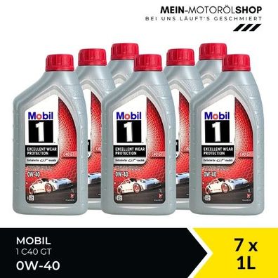 Mobil 1 C40 GT 0W-40 7x1 Liter