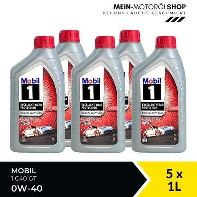 Mobil 1 C40 GT 0W-40 5x1 Liter