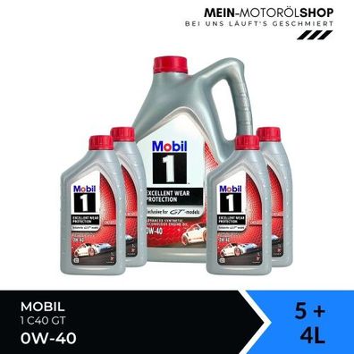 Mobil 1 C40 GT 0W-40 5 + 4 Liter