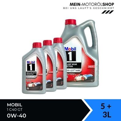 Mobil 1 C40 GT 0W-40 5 + 3 Liter