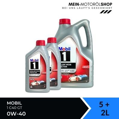 Mobil 1 C40 GT 0W-40 5 + 2 Liter