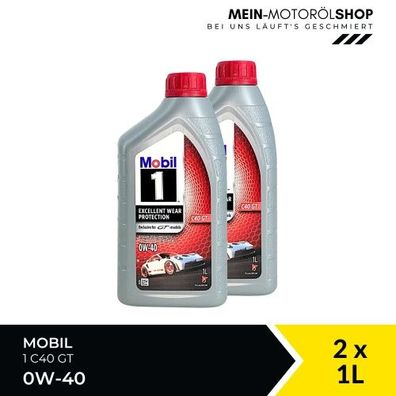 Mobil 1 C40 GT 0W-40 2x1 Liter