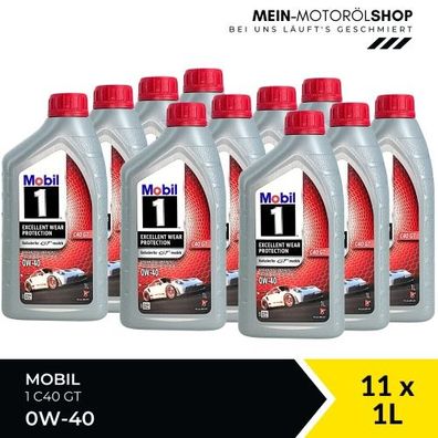 Mobil 1 C40 GT 0W-40 11x1 Liter