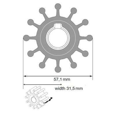 Johnson Impeller 09-801B