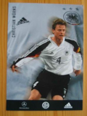 DFB Nationalspieler Christian Wörns - rare Autogrammkarte!!!