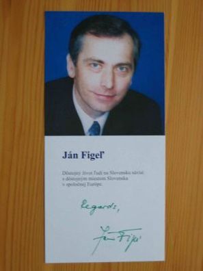 EU Kommissar Jan Figel - handsigniertes Autogramm!!!