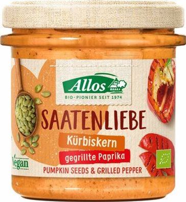 Allos 6x Saatenliebe Kuerbiskern gegrillte Paprika 135g