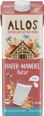 Allos 6x Hafer-Mandel Natur Drink 1l