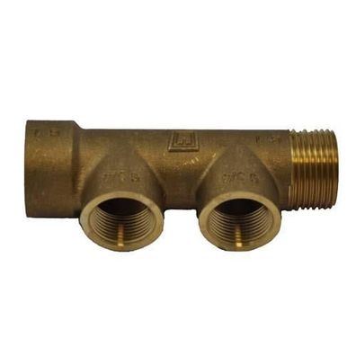 Vetus Verteiler mit 1x G3/4 Innen- + Aussengew. MAN2G1/2