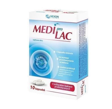 Mediprolac 10 Kapseln - 5 Mrd. probiotische Bakterien