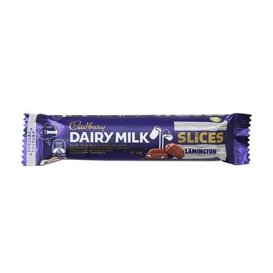 Cadbury Dairy Milk Slices Lamington - Import [MHD: 08.01.2025] 45 g