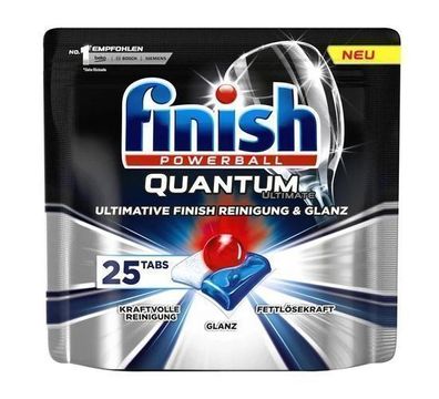 Finish Powerball Quantum Ultimate Geschirrspülertabs - 25 Stück