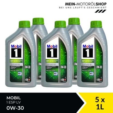 Mobil 1 ESP LV 0W-30 5x1 Liter