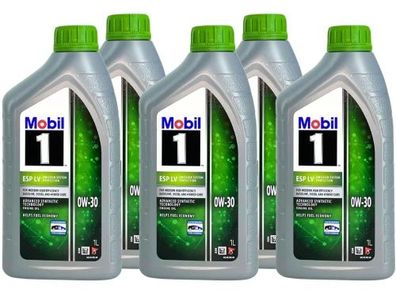 Mobil 1 ESP LV 0W-30 5x1 Liter