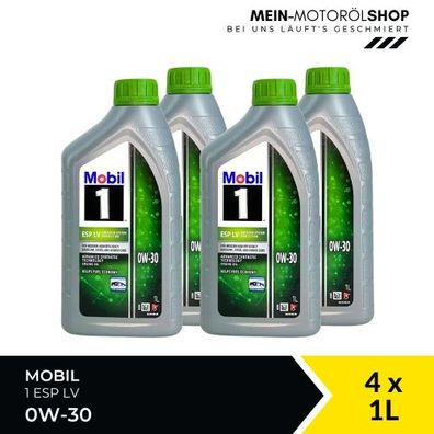 Mobil 1 ESP LV 0W-30 4x1 Liter