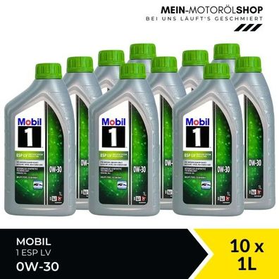 Mobil 1 ESP LV 0W-30 10x1 Liter