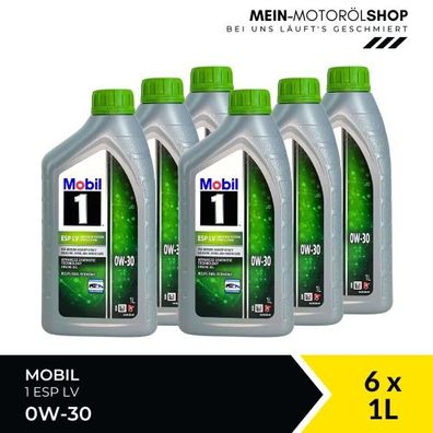 Mobil 1 ESP LV 0W-30 6x1 Liter