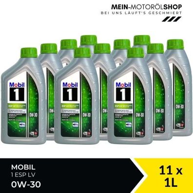 Mobil 1 ESP LV 0W-30 11x1 Liter