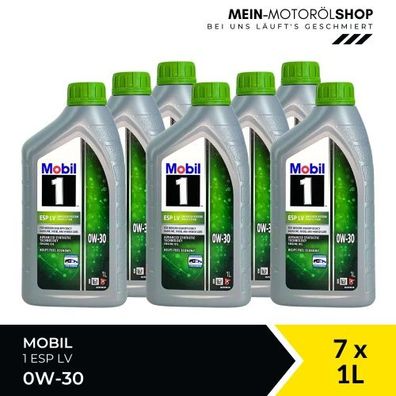 Mobil 1 ESP LV 0W-30 7x1 Liter