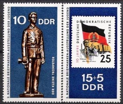 DDR Nr.1613/14 * * Briefmarkenausstellung 1970, postfrisch