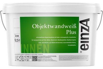 einzA Objektwandweiß Plus 12,5 Liter weiß