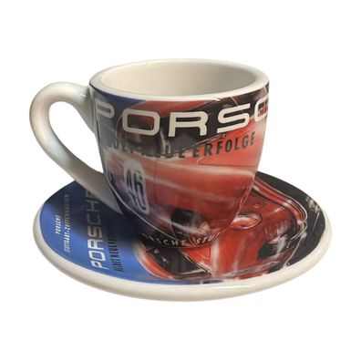 Porsche Espressotasse Untertasse Espresso Gläser Meldet Neue Erfolge 1952 Tasse